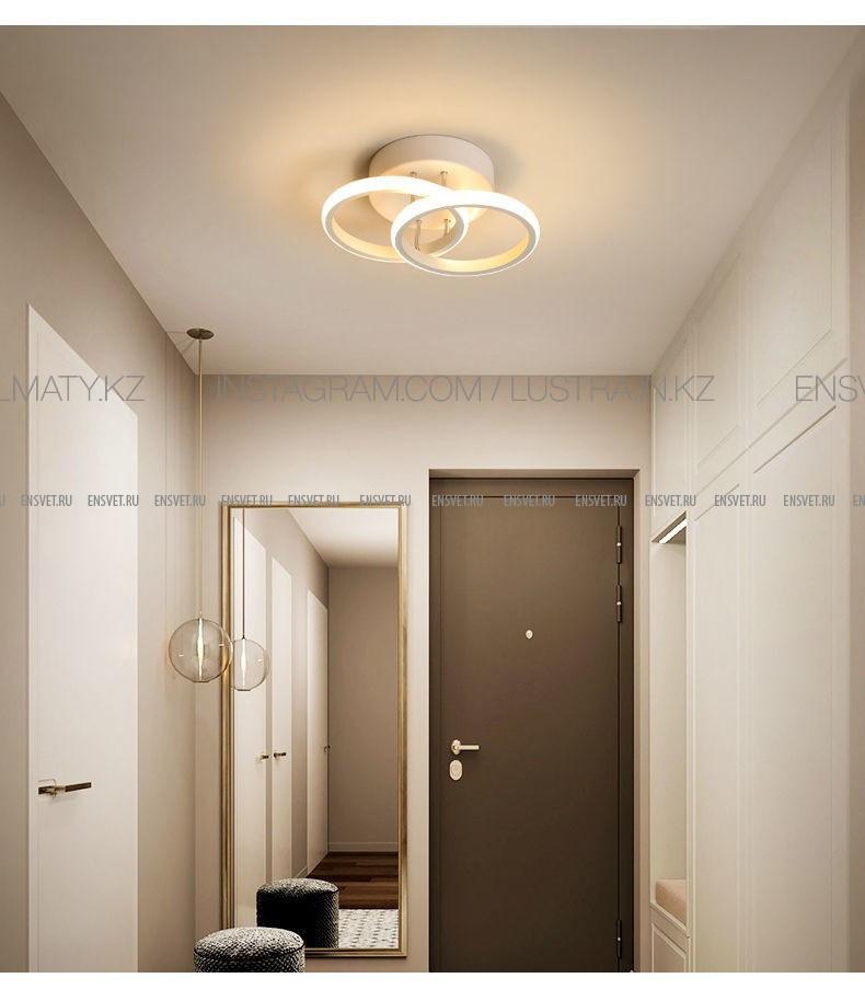 подвесные светильники в интерьере коридора фото